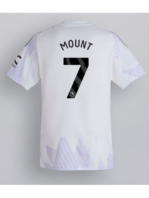 Manchester United Mason Mount #7 Replika Borta Kläder 2025-26 Kortärmad Manchester United Mason Mount #7 Replika Borta Kläder 2025-26 Kortärmad